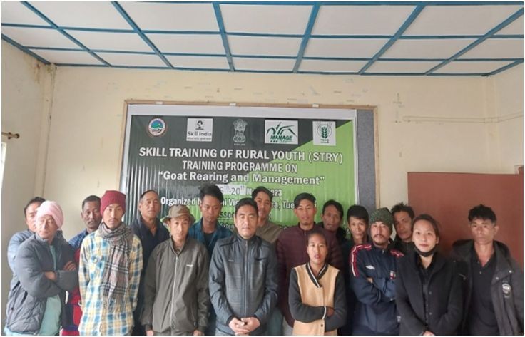 A total of 16 trainees registered for the six-day STRY programme which began on March 15 at KVK Tuensang.